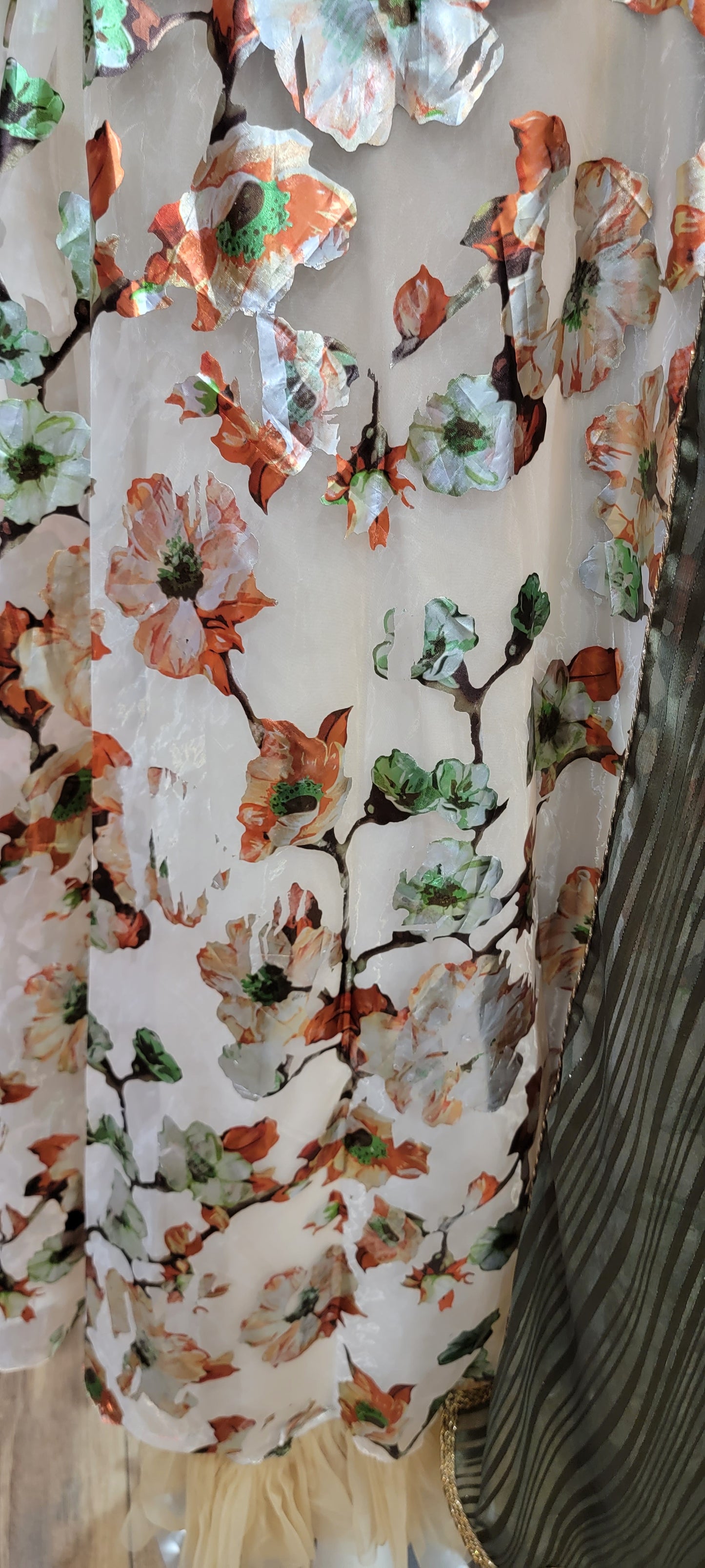 Floral Organza Lehenga set