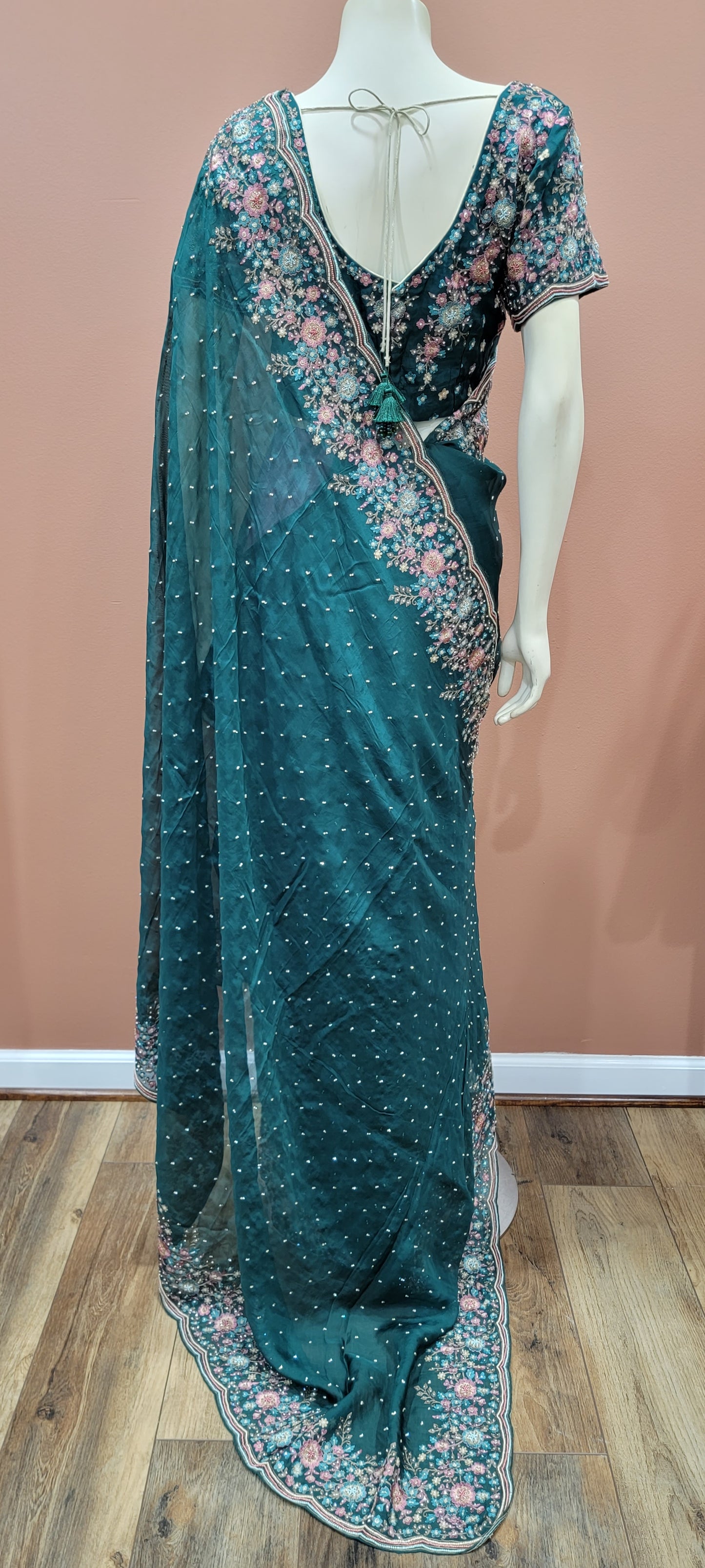 Organza Hand work Saree Collection w/ Blouse