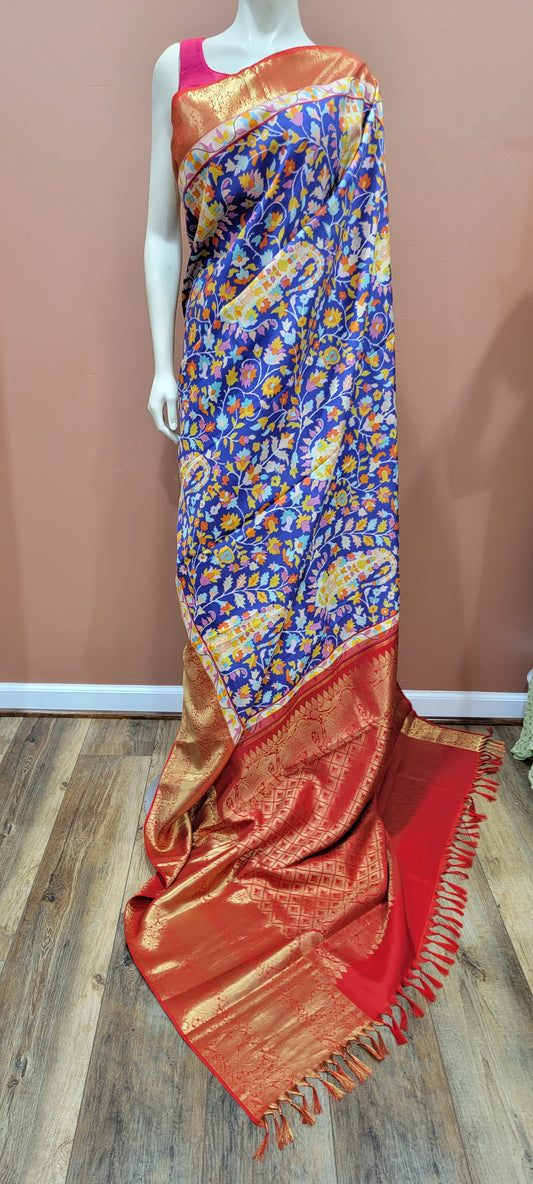 Kanchi Digital print Saree.