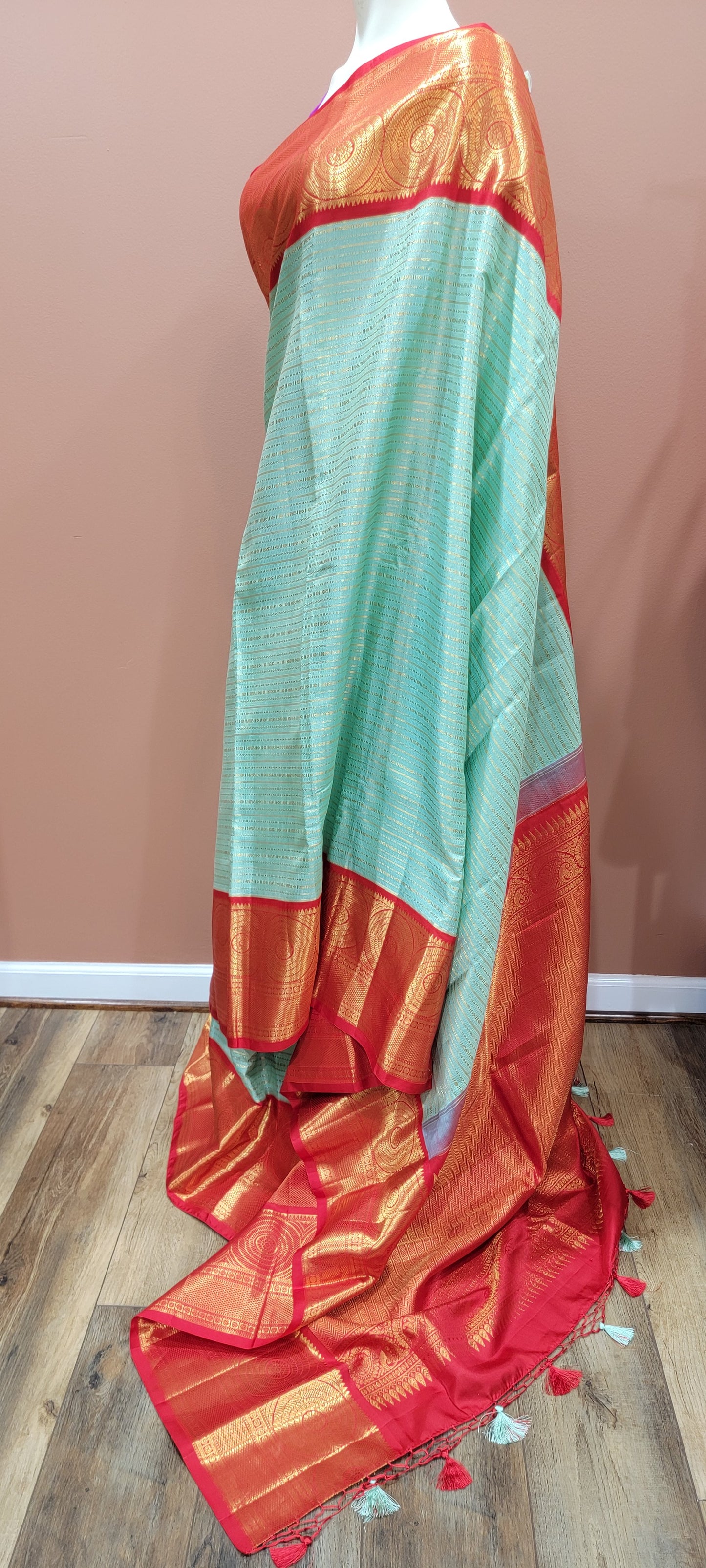 Pure Zari Kanchi Silk Saree