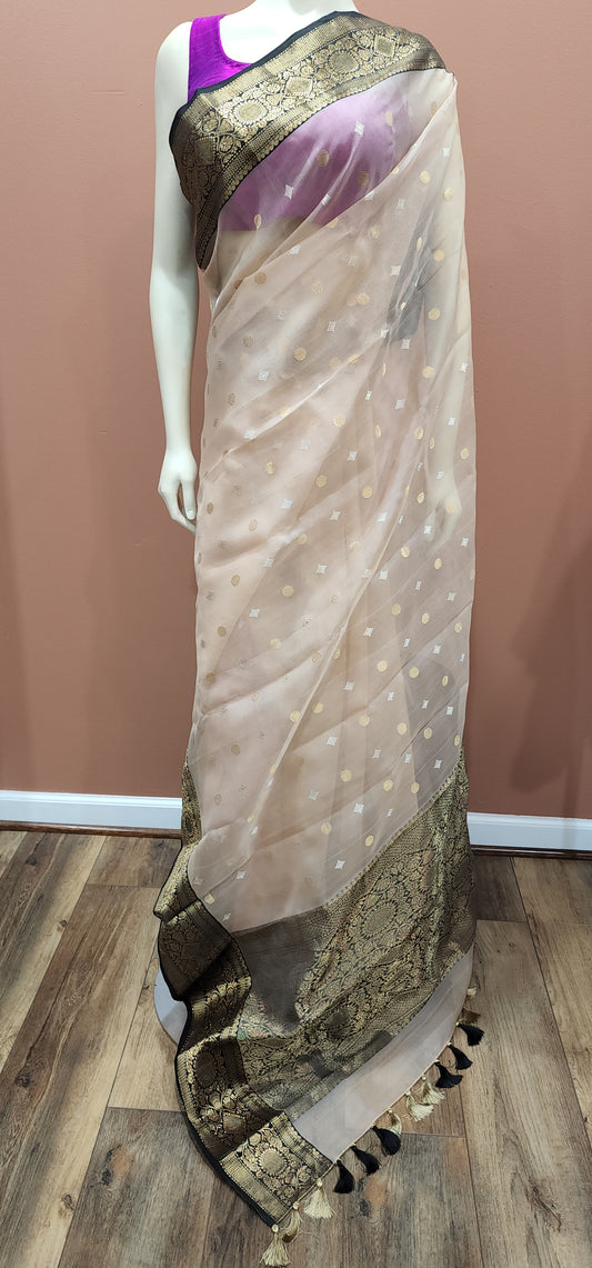 Chanderi Katan Silk Saree Collection.