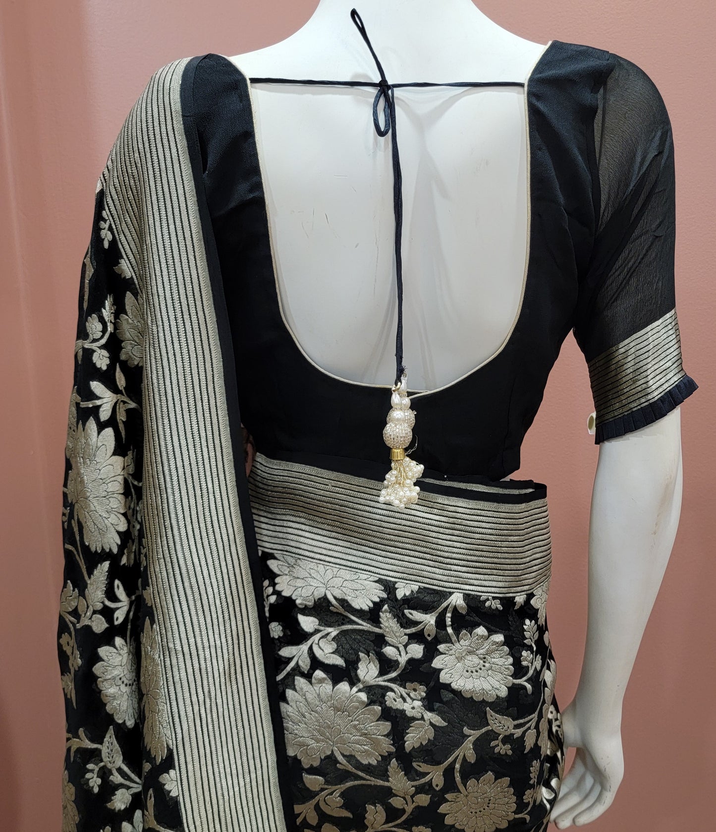 Khadi Banaras Georgette Saree Collection w/ Blouse