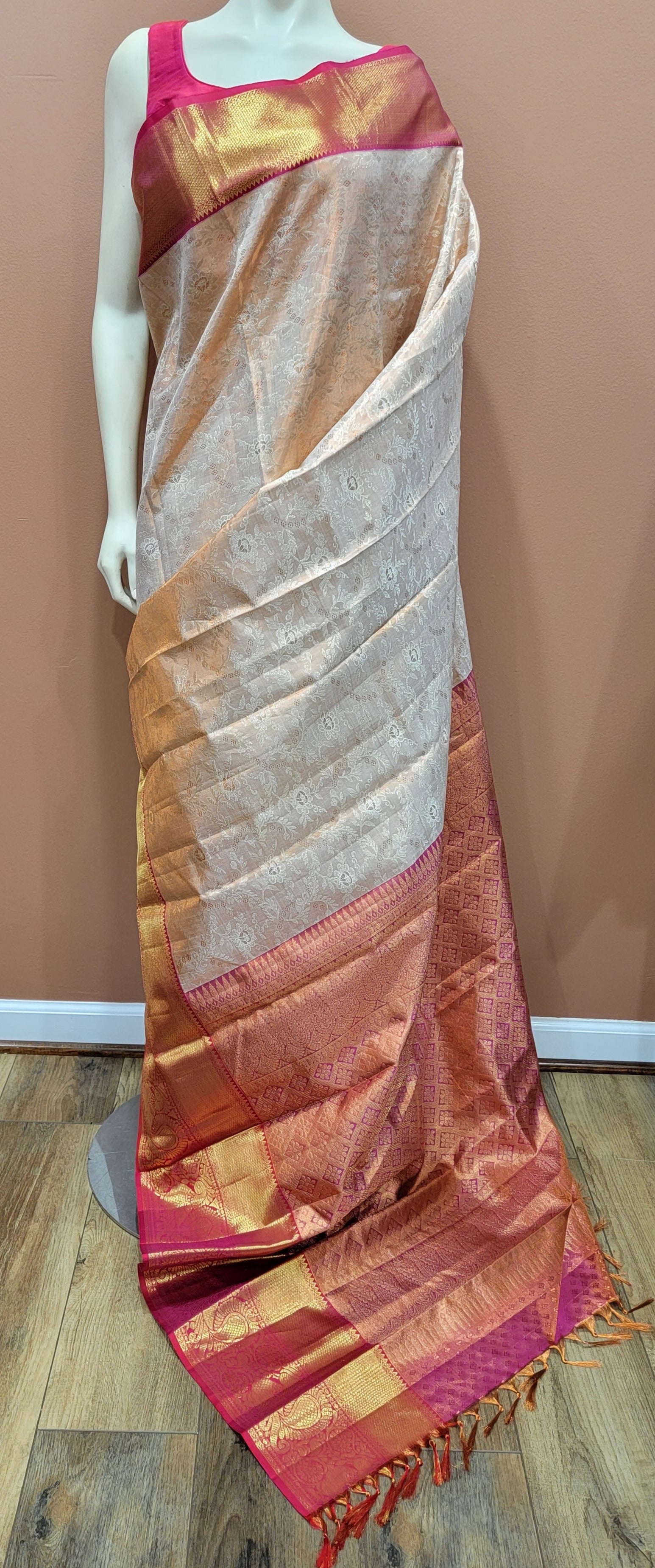 ORIGINAL KUPPADAM KANCHI BORDER KUPPADAM PATTU SAREE-KUPPSSK001GB –  www.soosi.co.in