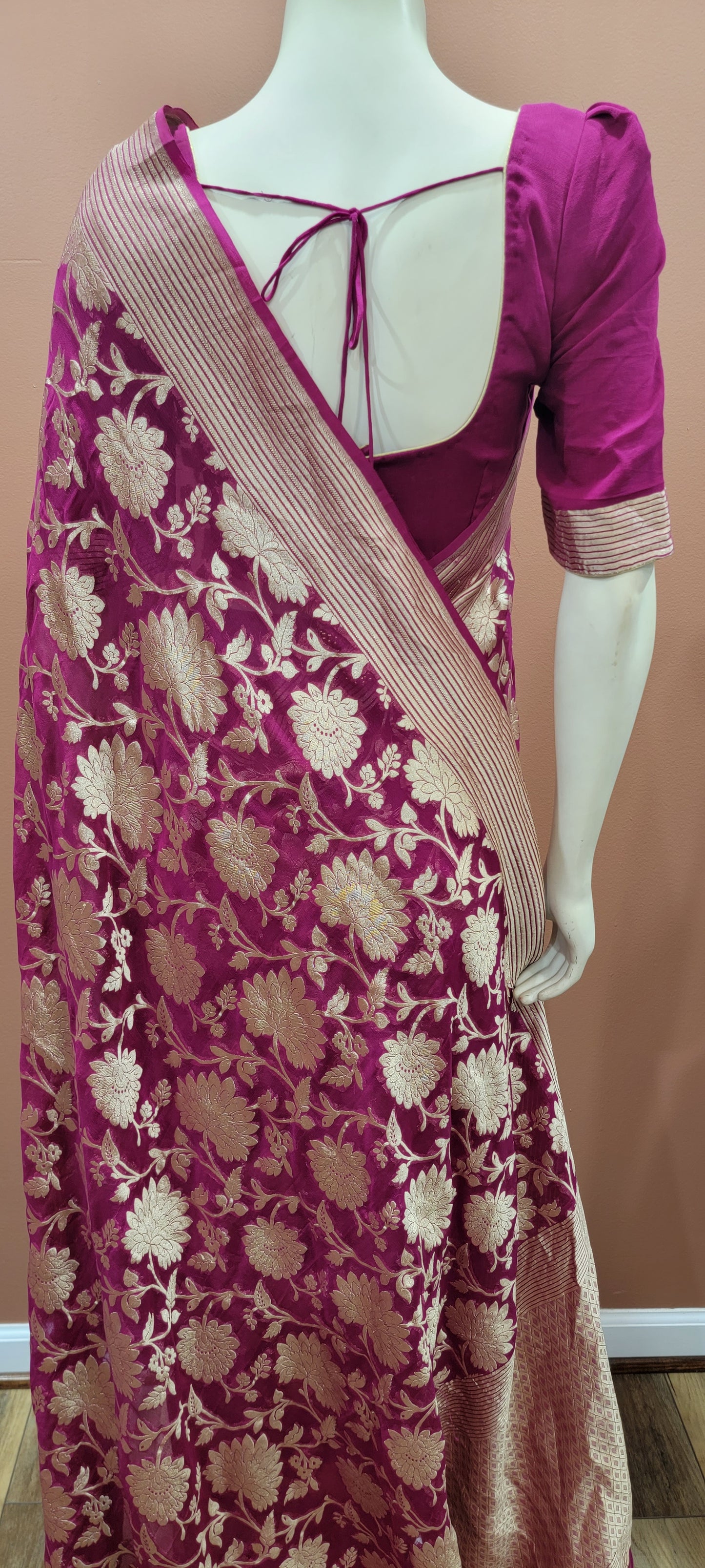 Khadi Banaras Georgette Saree Collection w/ Blouse