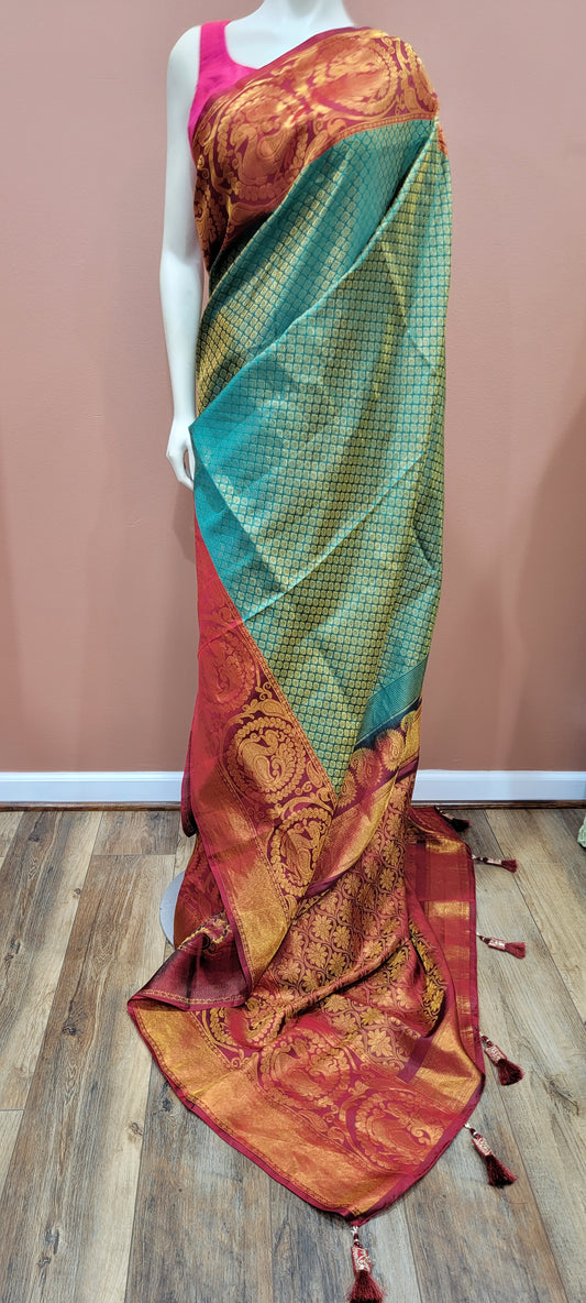 Gadwal Brocade Saree Collection W/ Custom Blouse.