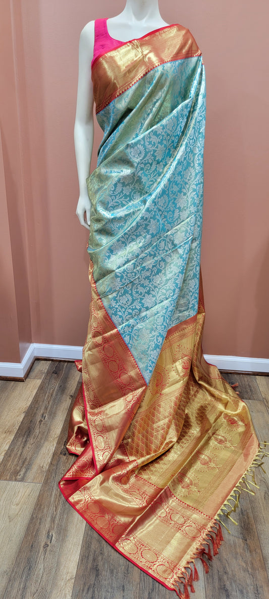 Kanchi 1 gram Gold Zari Saree Collection