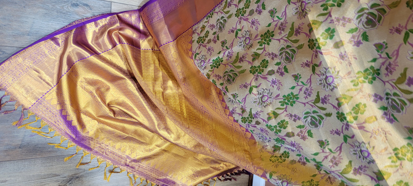 Kanchi 1 gram Gold Zari Saree Collection