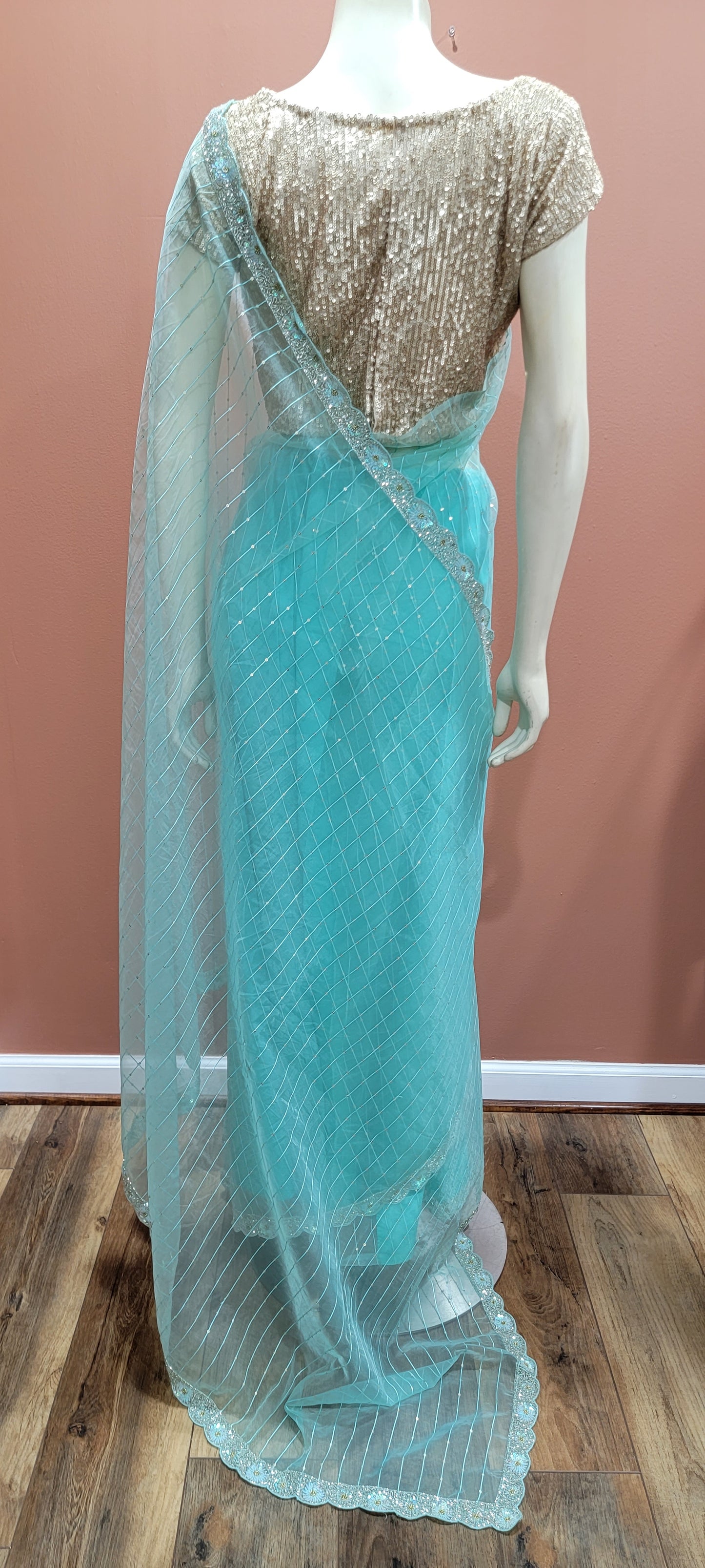 Organza Sequence Saree Collection w/ Sequence Blouse